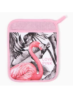 Набор подарочный LOVE PINK: прихватка-карман, полотенце, лопатка