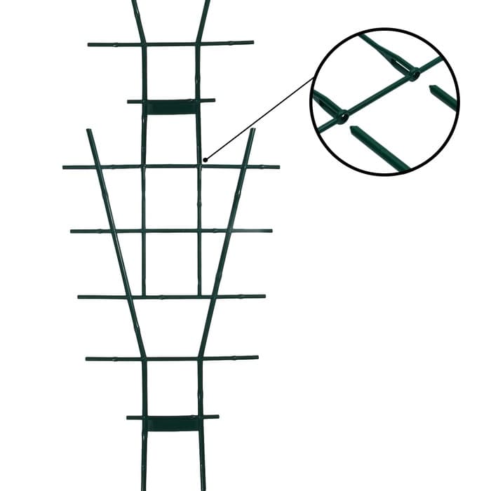 Шпалера, 48×29×0.5 см, пластик, зелёная, Greengo