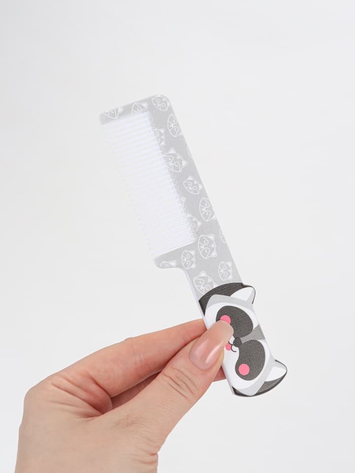 Расчёска фигурная «Енот», 14.5×3.5(±1) см