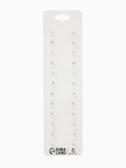 Серьги пусеты One year, 12 пар, строгий стиль, миксы