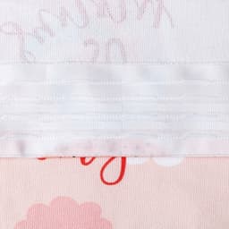 Штора портьерная «Этель» Pink Rainbow, 145×260 см, рогожка