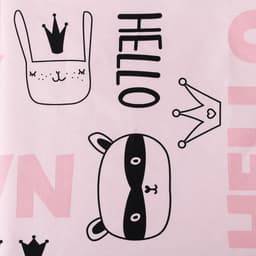 Штора портьерная «Этель» Little crown, 145×260 см, рогожка