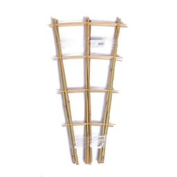 Шпалера, 60×32×1 см, бамбук, «Двойная», Greengo