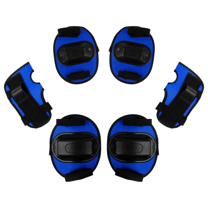 Защита роликовая ONLYTOP, р. S, цвет синий