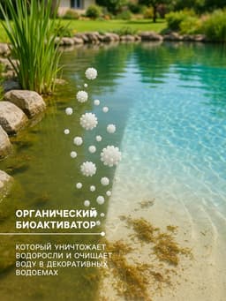 Биологическое средство для чистки декоративных прудов и фонтанов «Прудочист», 30 г