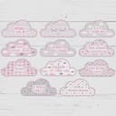 Наклейки для фотографирования «Ежик розовый»