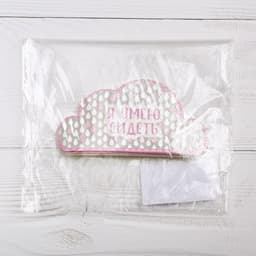 Наклейки для фотографирования «Ежик розовый»