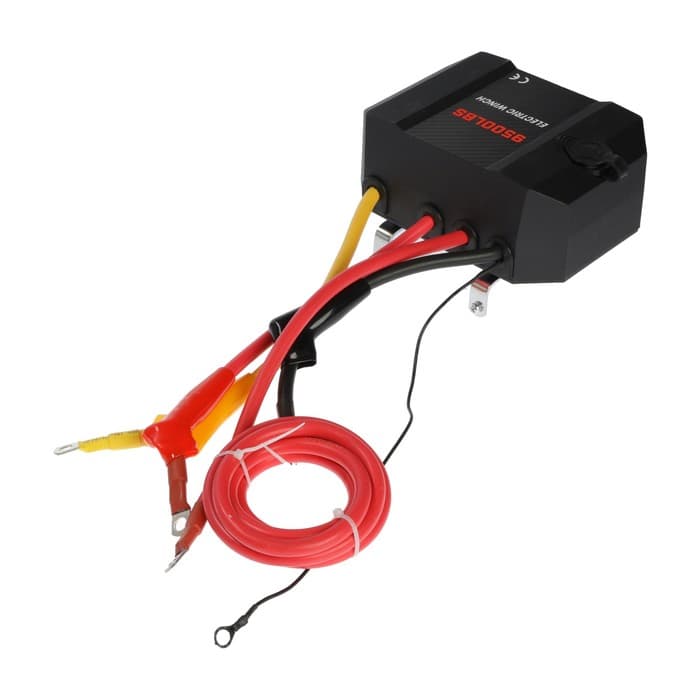 Лебедка электрическая ТУНДРА, 12V, 9500 lb (4.3 т), 5.5 л.с., до 9.8 м/мин, 8.3 мм × 28 м