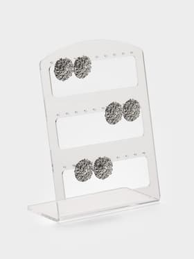 Подставка под серьги на 15 пар, 12.5×5.5×16.5 см, оргстекло 3 мм