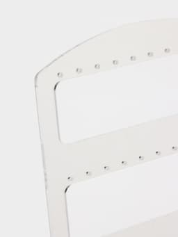 Подставка под серьги на 15 пар, 12.5×5.5×16.5 см, оргстекло 3 мм