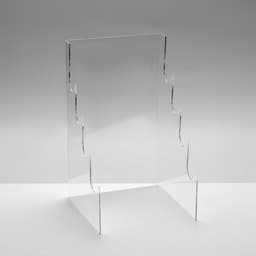 Подставка под ножи 15×15×25 см, оргстекло 1.5 мм, В ЗАЩИТНОЙ ПЛЁНКЕ