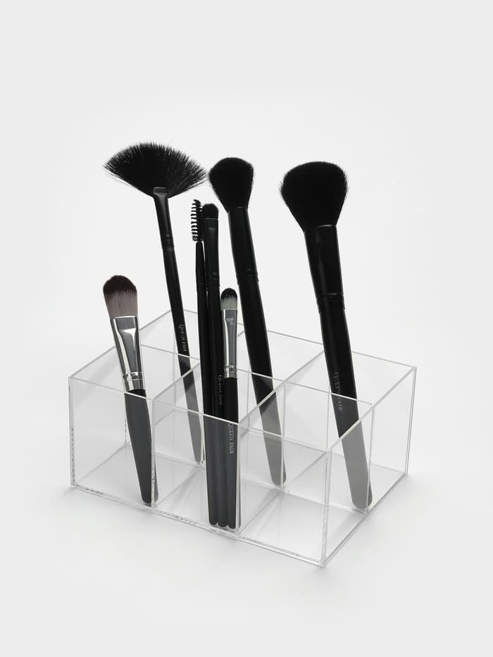 Подставка для ручек и карандашей 6 ячеек, 16×11×7 см, оргстекло 1.8 мм