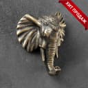 Крючок декоративный «Слон», декор настенный под бронзу, 6×11×12 см