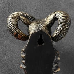 Крючок декоративный «Баран», декор настенный под бронзу, 8×10×13 см
