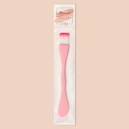 Кисть для масок, двусторонняя, с лопаткой, 15.5 (±1) см, МИКС