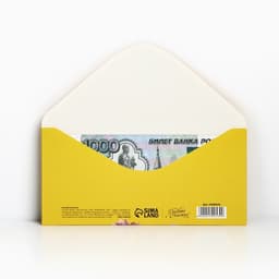 Конверт для денег «С Днем Рождения!», 16.5×8 см