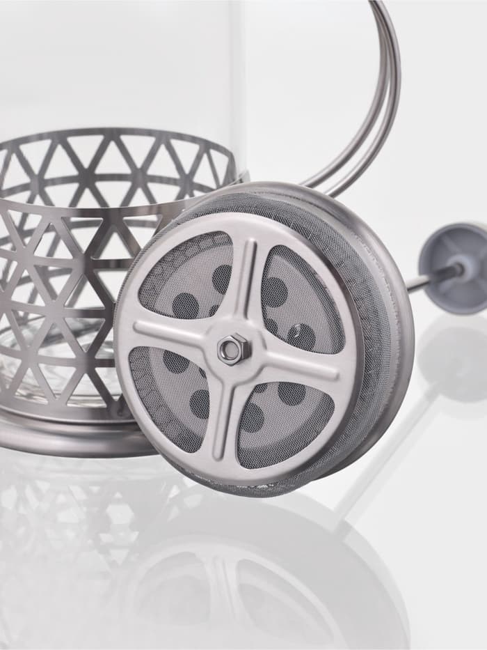 Френч-пресс стеклянный Доляна «Фараон», 600 мл, 14×11×21.5 см