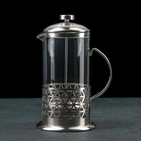 Френч-пресс стеклянный Доляна «Фараон», 1 л, 15.5×12×24.5 см