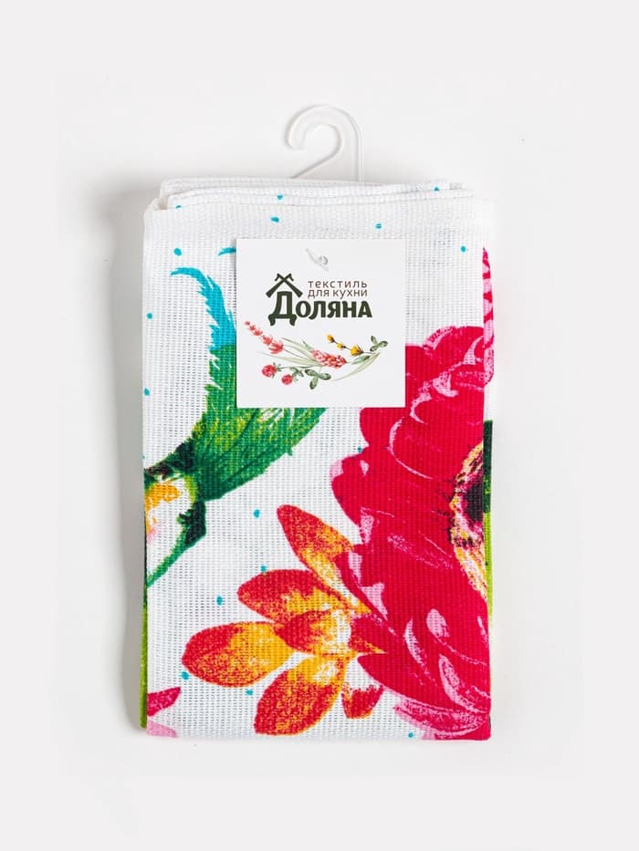 Кухонное полотенце «Доляна. Кактусы», 35×60 см, 100% хлопок, 160 г/м²