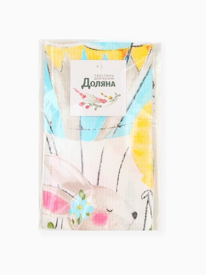 Полотенце пасхальное Доляна «Воздушный шар» 35×60 см, 100% хлопок, 160 г/м²