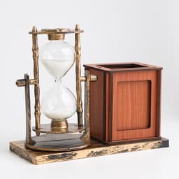 Часы песочные «Селин», сувенирные, органайзер для канцелярии, 15.5×6.4×12 см