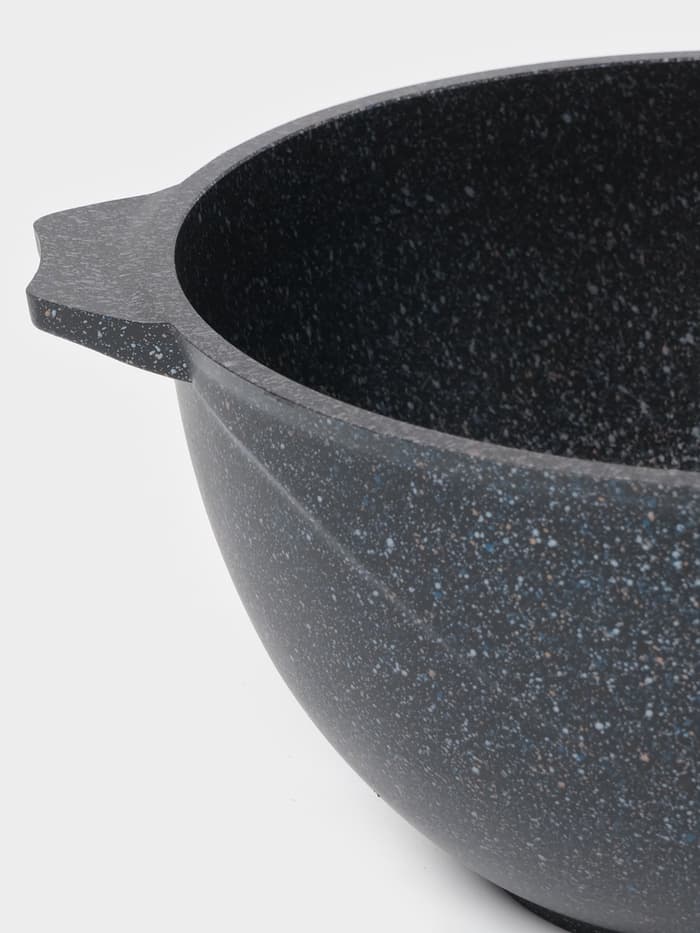 Казан Мечта «Гранит Star», 4 л, литые ручки, антипригарное покрытие, стеклянная крышка, литой алюминий, тёмно-синий