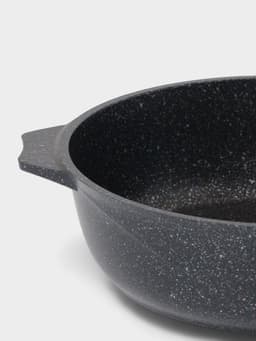 Жаровня Мечта «Гранит Star», 4 л, d=30 см, стеклянная крышка, антипригарное покрытие, серая