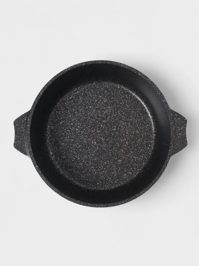 Жаровня Мечта «Гранит Star», 4 л, d=30 см, стеклянная крышка, антипригарное покрытие, серая