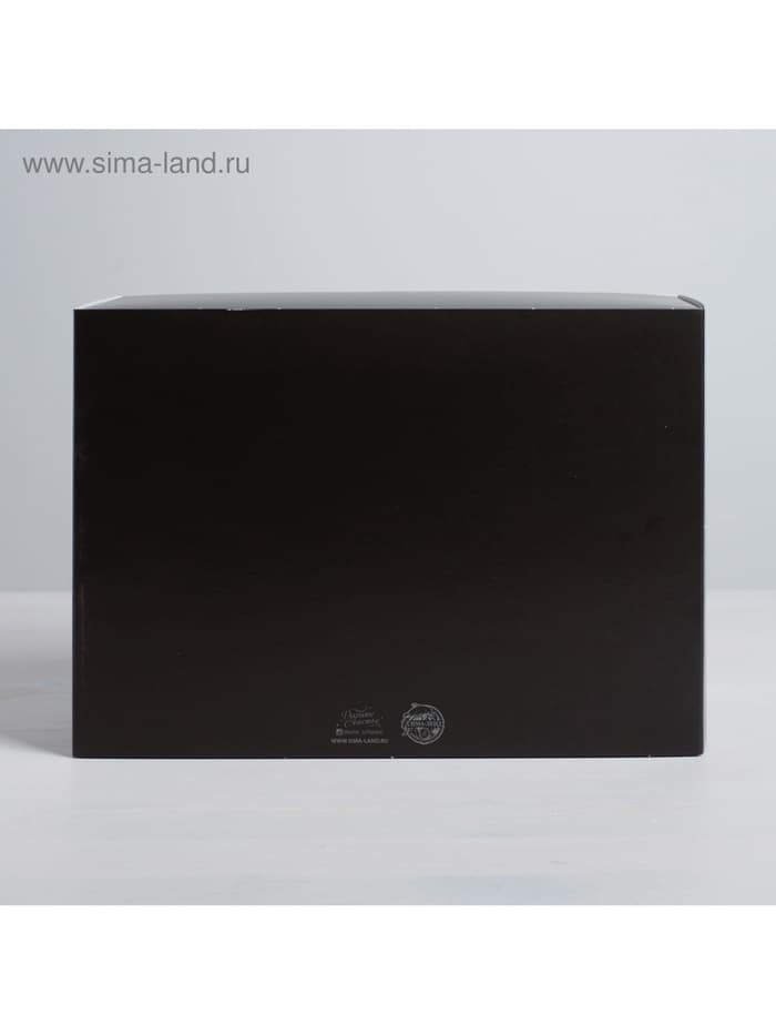 Коробка подарочная складная, упаковка, Gift for real man, 25×18×10 см