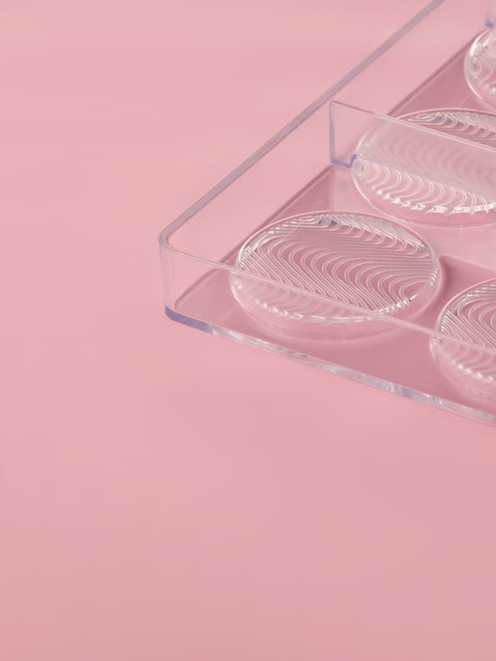 Форма для шоколада KONFINETTA «Круг», 27.5×13.7×2.5, 8 ячеек (d=5.5 см), пластик, прозрачная