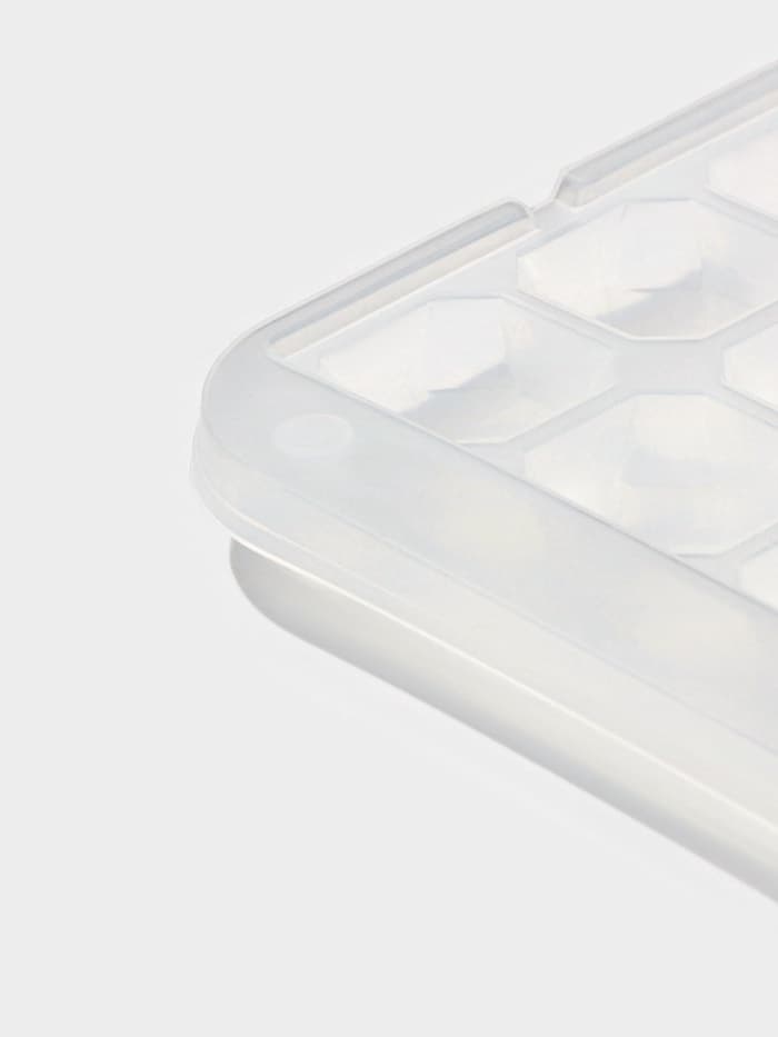 Форма для льда «Сапфир», 28 ячеек, 24×12.7×2 см, прозрачная