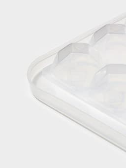 Форма для льда «Сапфир», 28 ячеек, 24×12.7×2 см, прозрачная