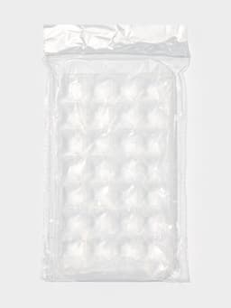 Форма для льда «Сапфир», 28 ячеек, 24×12.7×2 см, прозрачная