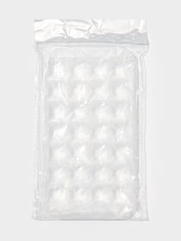 Форма для льда «Сапфир», 28 ячеек, 24×12.7×2 см, прозрачная