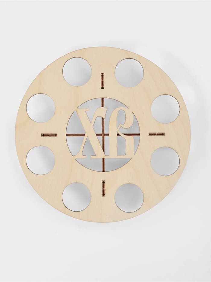 Подставка для яиц пасхальная Доляна «ХВ», 8 ячеек, 21×4 см, дерево