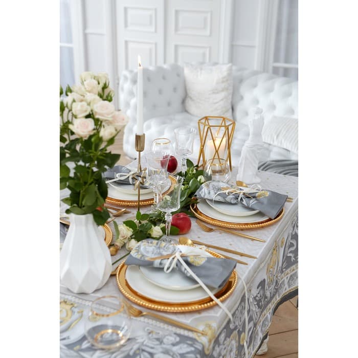 Скатерть «Этель» Classic style, 110×145 см ±3 см, 100% хлопок, саржа 190 г/м², с ВГМО