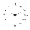 Часы настенные интерьерные «Аба», 3D, наклейка, плавный ход, d=70 см