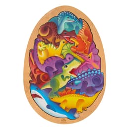 Головоломка «Мир динозавров», 12 деталей