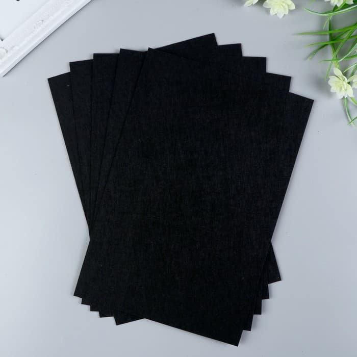 Фетр жесткий 1 мм 20×30 см черный