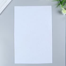 Фетр мягкий для творчества, 1 мм 20×30 см, белый