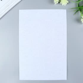 Фетр жесткий для творчества, 1 мм 20×30 см, белый