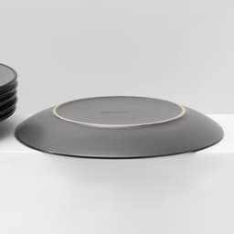 Набор тарелок Доляна «Ваниль», 18 предметов: 6 тарелок d=19 см, 6 тарелок d=27 см, 6 мисок d=19 см, керамика, серый