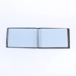 Визитница на 20 карт, 1 карта на 1 листе, обложка ПВХ, чёрная