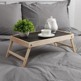 Столик для завтрака Дарим Красиво «Ренессанс», натуральный, 50×30 см, дерево, бежевый