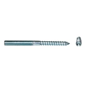 Шуруп-шпилька Steelrex, середина шестигранник, цинк 8х160, 100 шт.