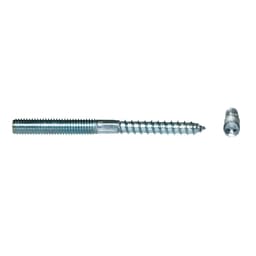 Шуруп-шпилька Steelrex, середина шестигранник, цинк 8х160, 100 шт.