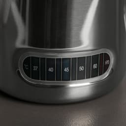 Молочник питчер, 600 мл, с индикатором температуры, нержавеющая сталь, 304 сталь, хромированный