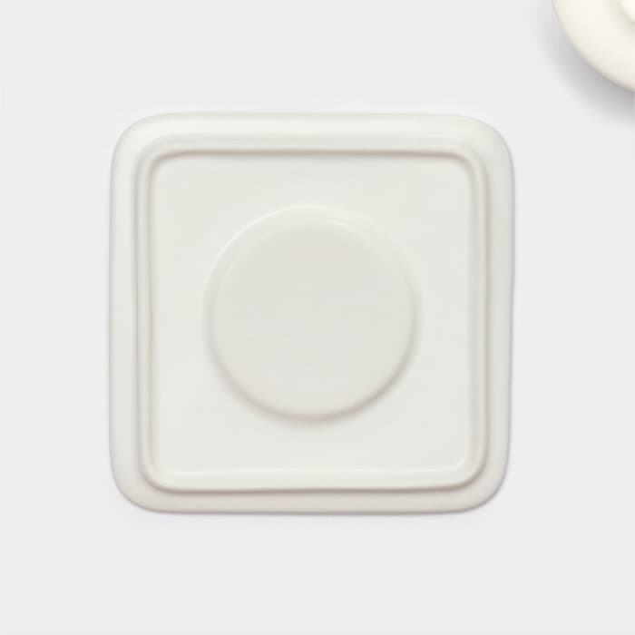 Набор кофейный «Мейси», 12 предметов: 6 чашек 100 мл, 6 блюдец d=11 см, керамика, белый