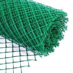 Сетка садовая, 1.5×25 м, ячейка 55×55 мм, пластиковая, зелёная, Greengo, в рулоне