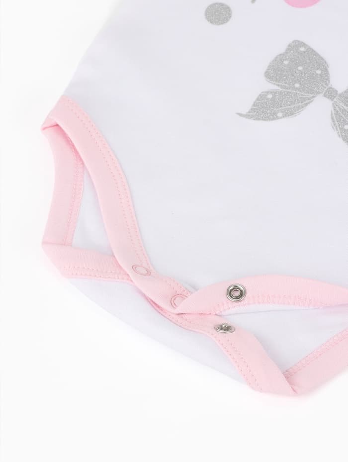 Боди для девочки «Крошка Я. Папина дочка», рост 86-92 см, цвет белое, розовое